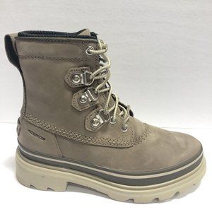 Sorel Women’s Lennox Street Waterproof Taupe Boots, Size 7M